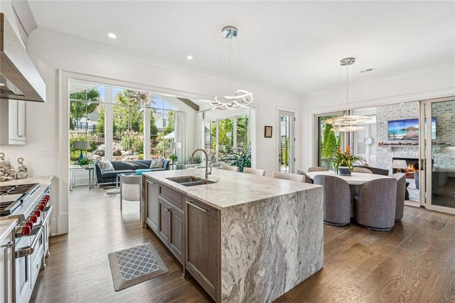 Furnished interior view inside a new home in , Alpharetta (Image 10).