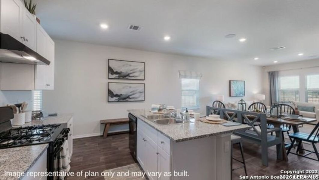 Furnished interior view inside a new home in Redbird Ranch, San Antonio (Image 21).