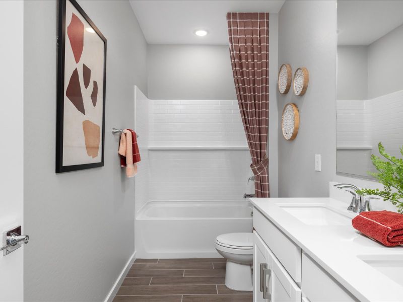 Furnished interior view inside a new home in Paloma Creek - Signature Series, Surprise (Image 21).