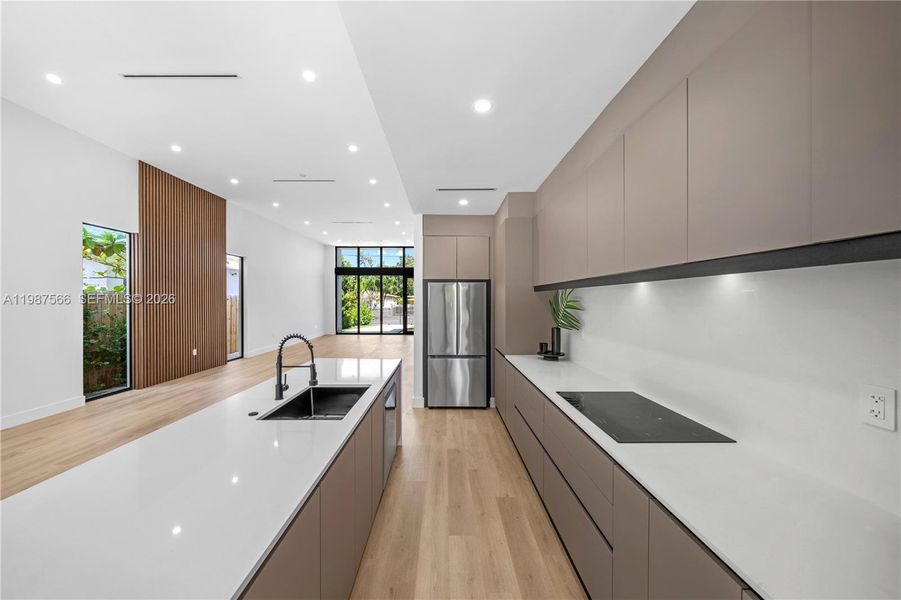 Furnished interior view inside a new home in , Miami (Image 7).