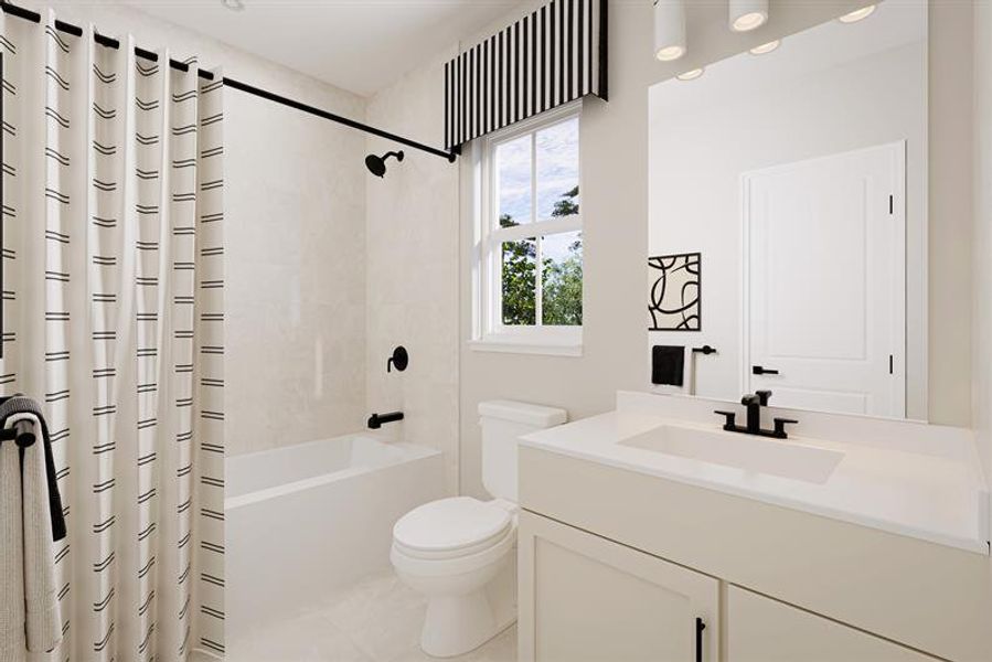 Representative furnished interior of a home built from the Barron by Ryan Homes in Ravenfield, Charlotte (Image 8).