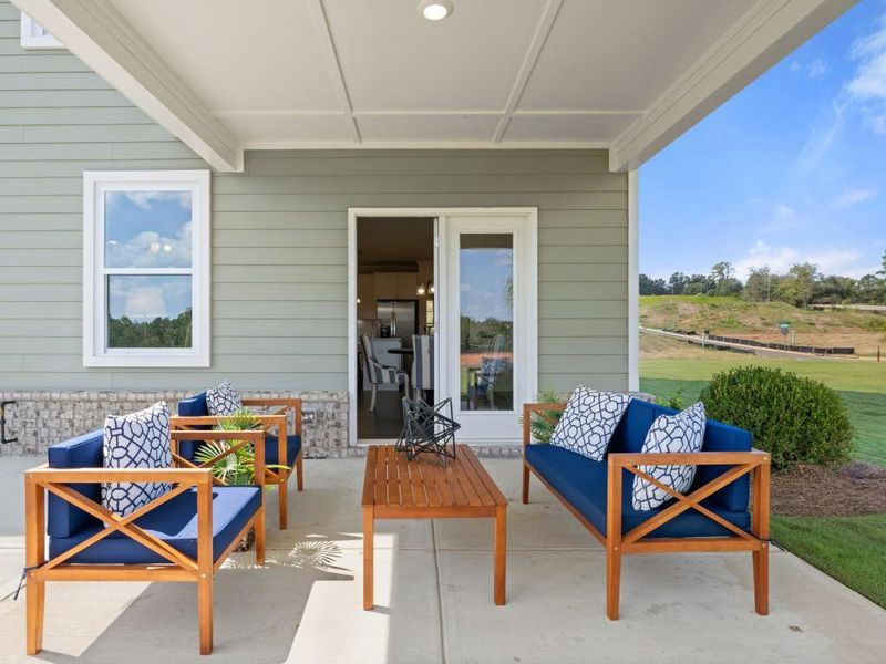 Furnished interior view inside a new home in Haven Abbey, Cumming (Image 35).