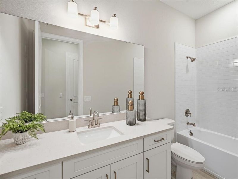 Furnished interior view inside a new home in Esplanade at Westview, Kissimmee (Image 5).