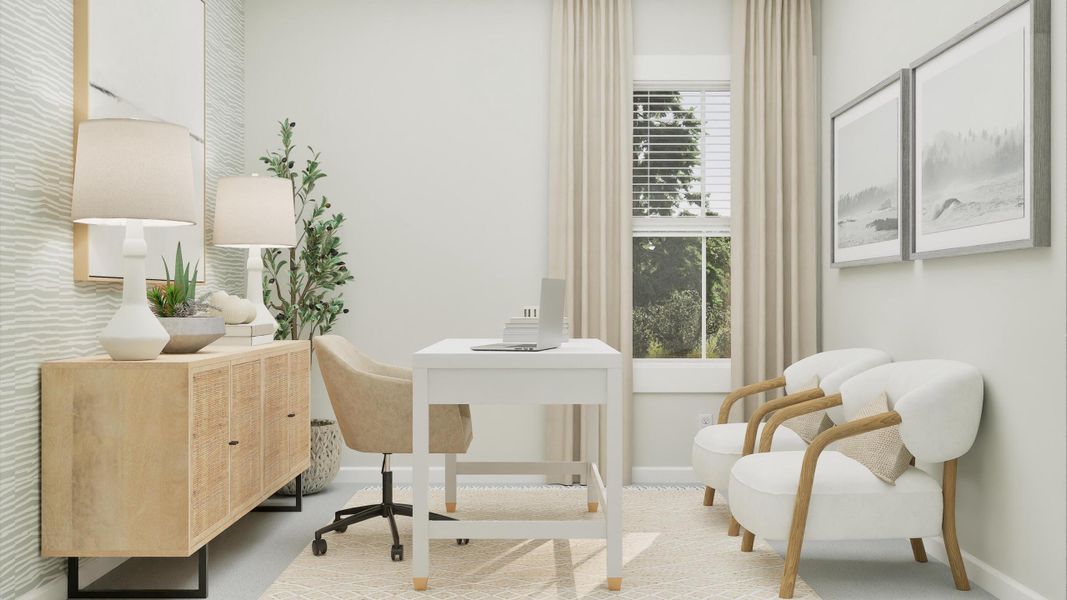 Furnished interior view inside a new home in , Summerville (Image 7). Furnished interior view inside a new home in , Summerville (Image 7).