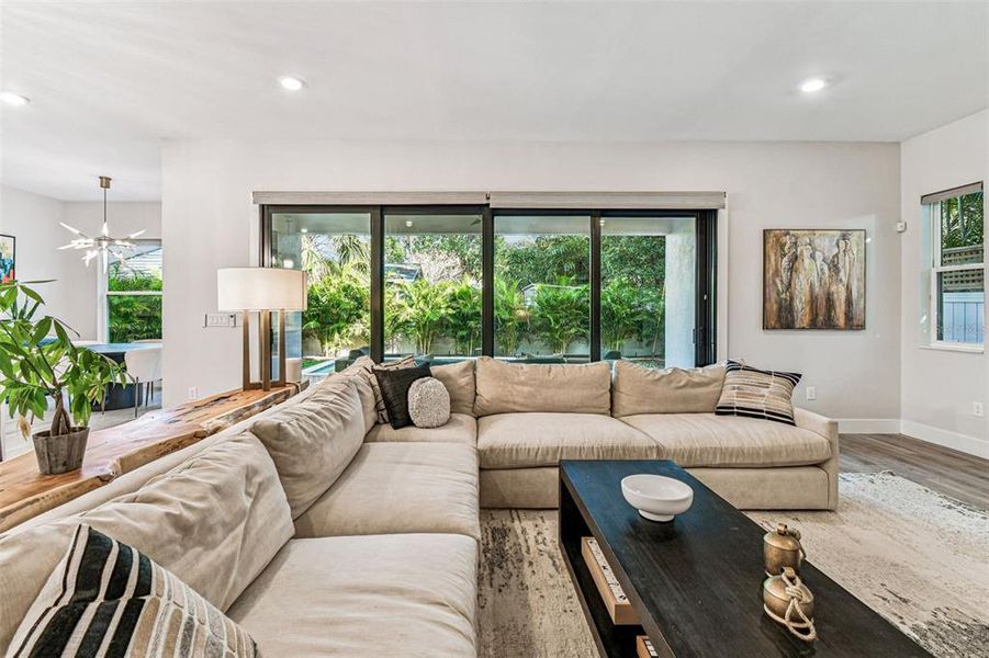 Furnished interior view inside a new home in , Tampa (Image 19).