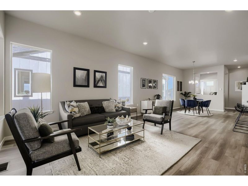 Furnished interior view inside a new home in , Fort Collins (Image 6).