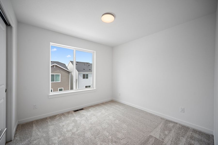 Spacious, unfurnished interior of a new home in Parkside at Victory Ridge, Colorado Springs (Image 22). Spacious, unfurnished interior of a new home in Parkside at Victory Ridge, Colorado Springs (Image 22).