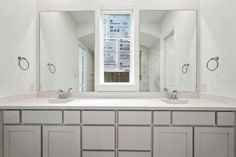 Full bath with double vanity Full bath with double vanity