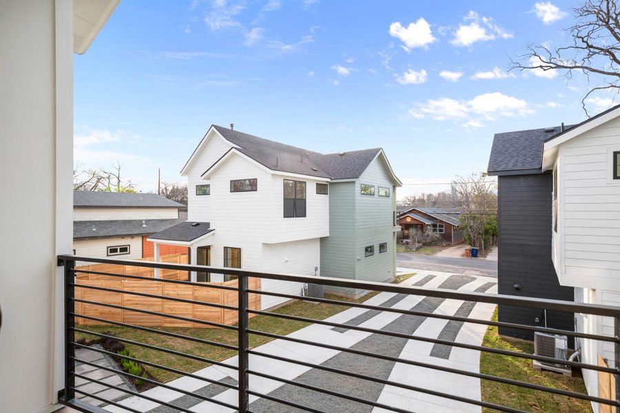 Exterior details and patio area of a home in , Austin (Image 4).