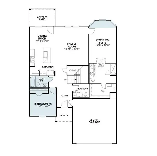 2D floor plan layout of this home in Magnolia Ridge, Magnolia, TX (Image 4). 2D floor plan layout of this home in Magnolia Ridge, Magnolia, TX (Image 4).