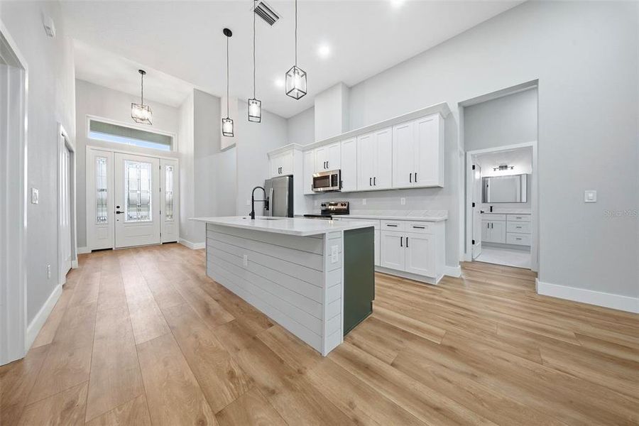 Furnished interior view inside a new home in , Punta Gorda (Image 14).