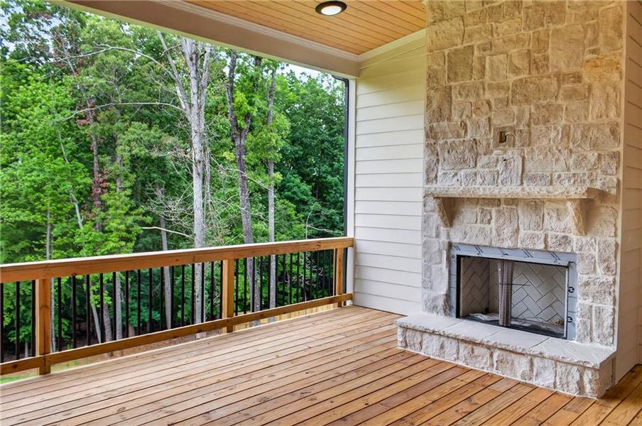 Exterior details and patio area of a home in , Buford (Image 3).