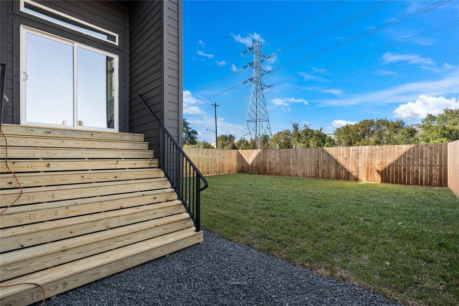 Exterior details and patio area of a home in , Houston (Image 3).