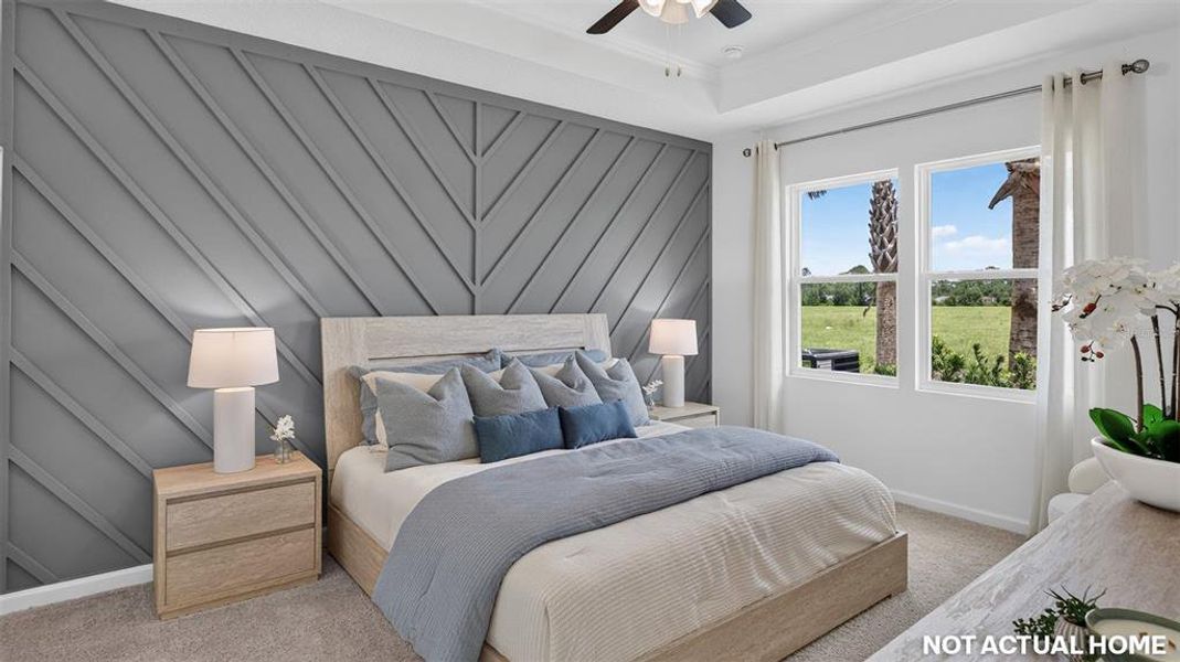 Furnished interior view inside a new home in Sawmill Branch, Palm Coast (Image 19).