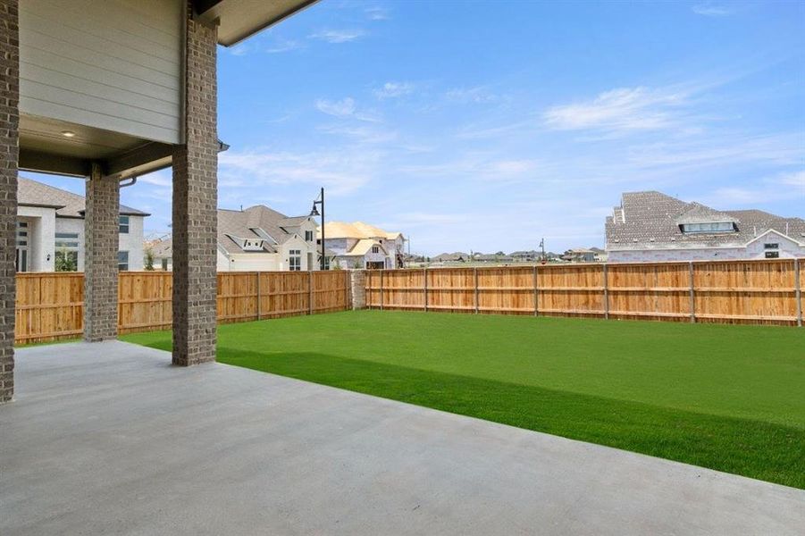 Large Covered Patio