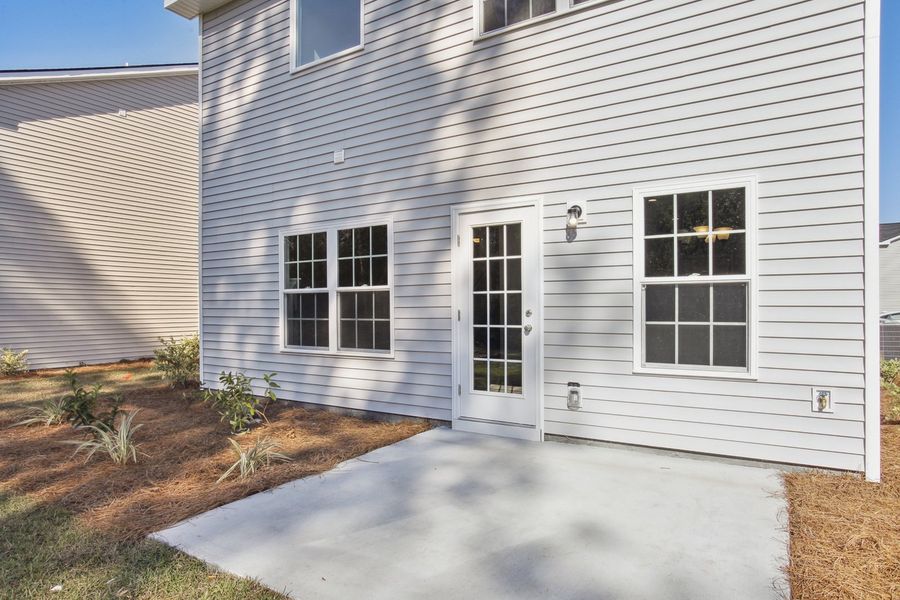 Representative exterior details of a home built from the The Terrell by RTS Homes in Lakeside at Fifteen West, Hinesville (Image 3).