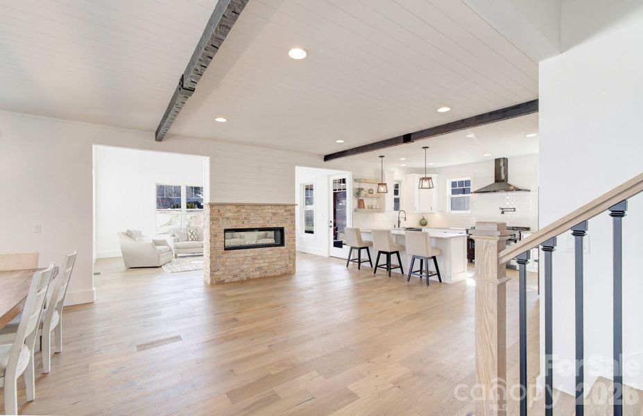 Furnished interior view inside a new home in , Mills River (Image 39).