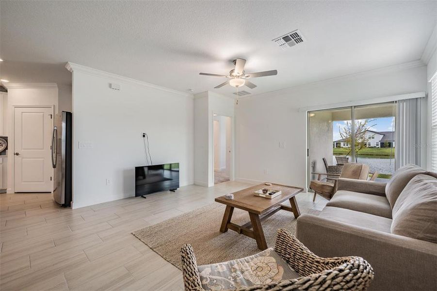 Furnished interior view inside a new home in , San Antonio (Image 34).