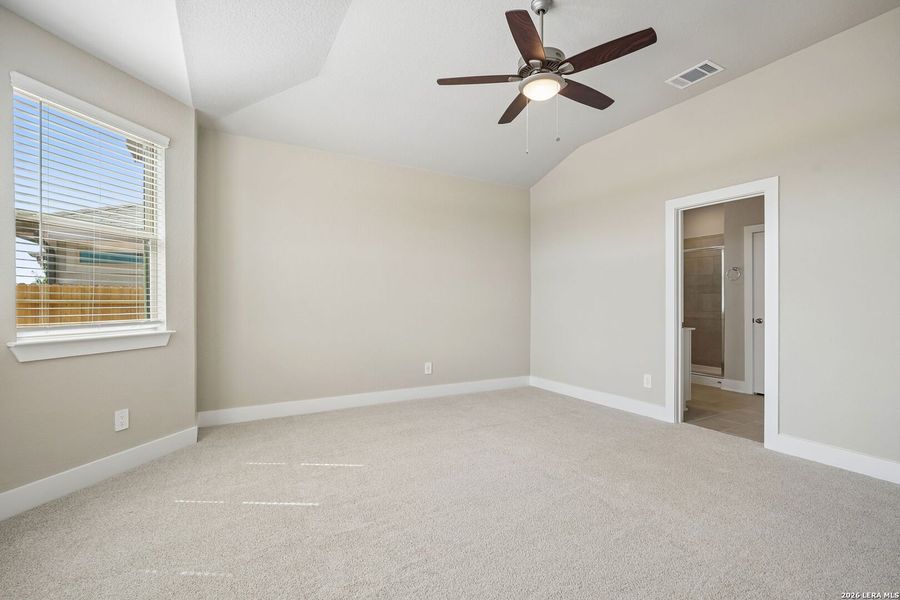 Spacious, unfurnished interior of a new home in Legendary Trails - Premier Series, Cibolo (Image 27). Spacious, unfurnished interior of a new home in Legendary Trails - Premier Series, Cibolo (Image 27).