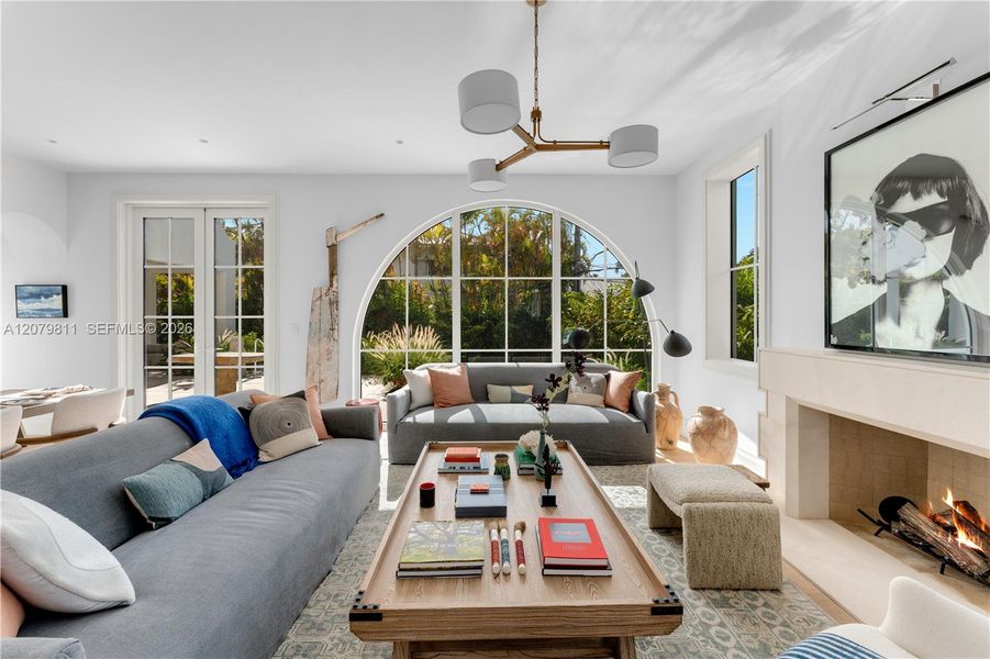 Furnished interior view inside a new home in , Key Biscayne (Image 18). Furnished interior view inside a new home in , Key Biscayne (Image 18).