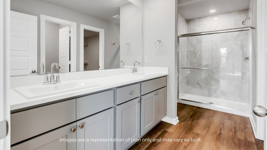 Furnished interior view inside a new home in Overlook West, Wolfforth (Image 8).