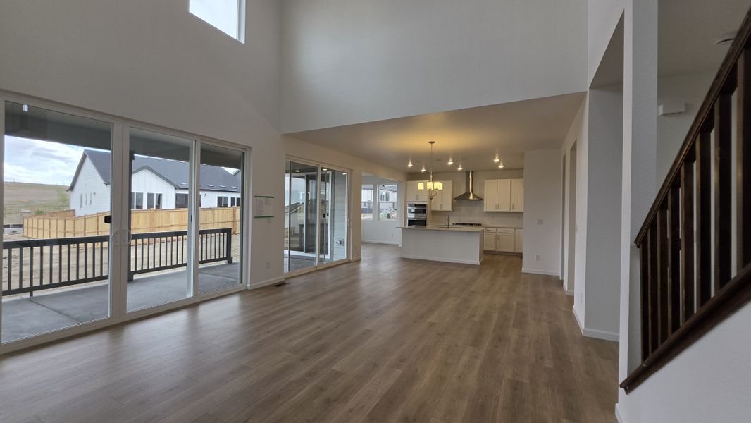 Spacious, unfurnished interior of a new home in Trailstone, Arvada (Image 16). Spacious, unfurnished interior of a new home in Trailstone, Arvada (Image 16).