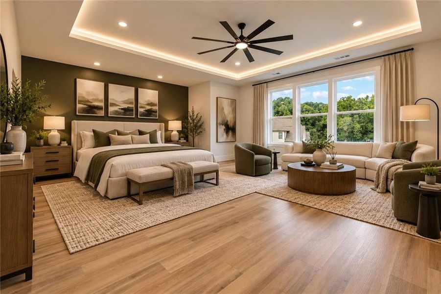 Furnished interior view inside a new home in , Covington (Image 13).