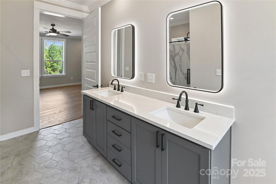 Furnished interior view inside a new home in , Morganton (Image 4).