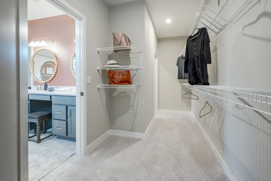 Representative furnished interior of a home built from the Charles by Fischer Homes in Leeland Farms, Fuquay Varina (Image 60). Representative furnished interior of a home built from the Charles by Fischer Homes in Leeland Farms, Fuquay Varina (Image 60).