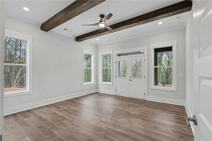 Spacious, unfurnished interior of a new home in , Clarkesville (Image 52).