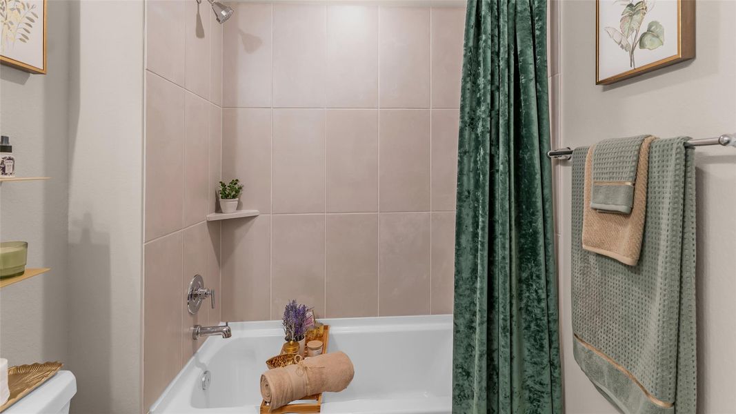 Furnished interior view inside a new home in , Willis (Image 29).