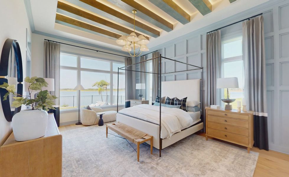 Furnished interior view inside a new home in Palmera, Venice (Image 14).