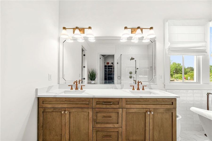 Furnished interior view inside a new home in , Milton (Image 32).