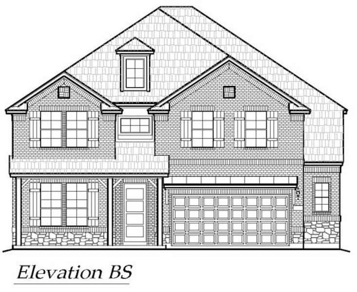 Exterior rendering of this home design in Las Lomas, Forney, TX (Image 9). Exterior rendering of this home design in Las Lomas, Forney, TX (Image 9).