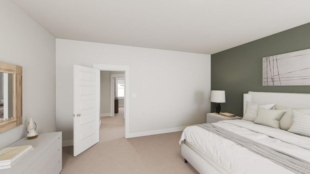 Furnished interior view inside a new home in Golden Gate, High Point (Image 10).