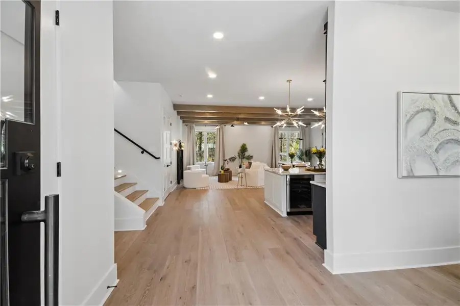 Furnished interior view inside a new home in , Atlanta (Image 11).