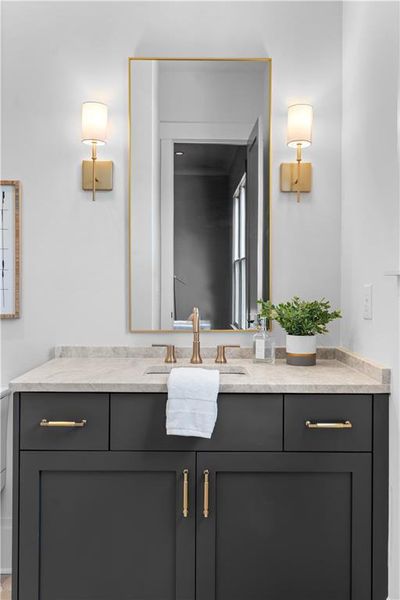 Furnished interior view inside a new home in , Atlanta (Image 4).