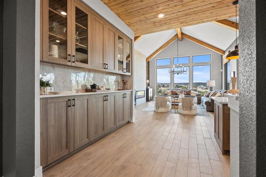 Furnished interior view inside a new home in Sweetwater, Austin (Image 25).