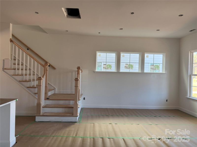 In-progress construction of a new home in The River District Townhomes, Charlotte, NC (Image 5).