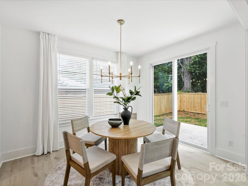 Furnished interior view inside a new home in , Charlotte (Image 15).