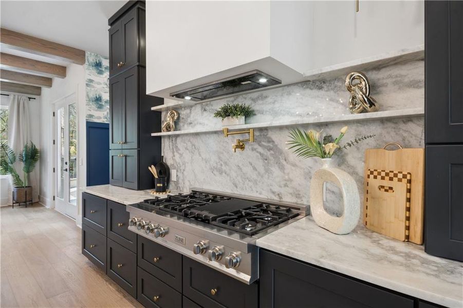 Furnished interior view inside a new home in , Atlanta (Image 34).