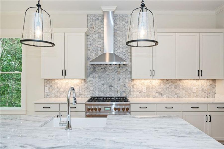 Close-up of interior finishes inside a home in , Monroe (Image 25).