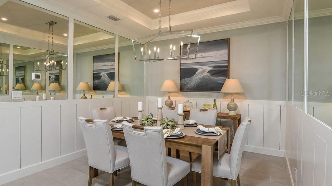 Furnished interior view inside a new home in Esplanade at Azario Lakewood Ranch, Bradenton (Image 21).