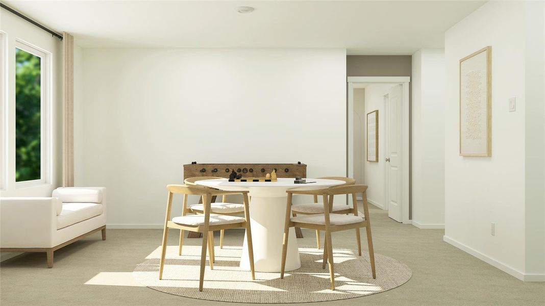 Furnished interior view inside a new home in Firefly Pointe, Hutto (Image 15).