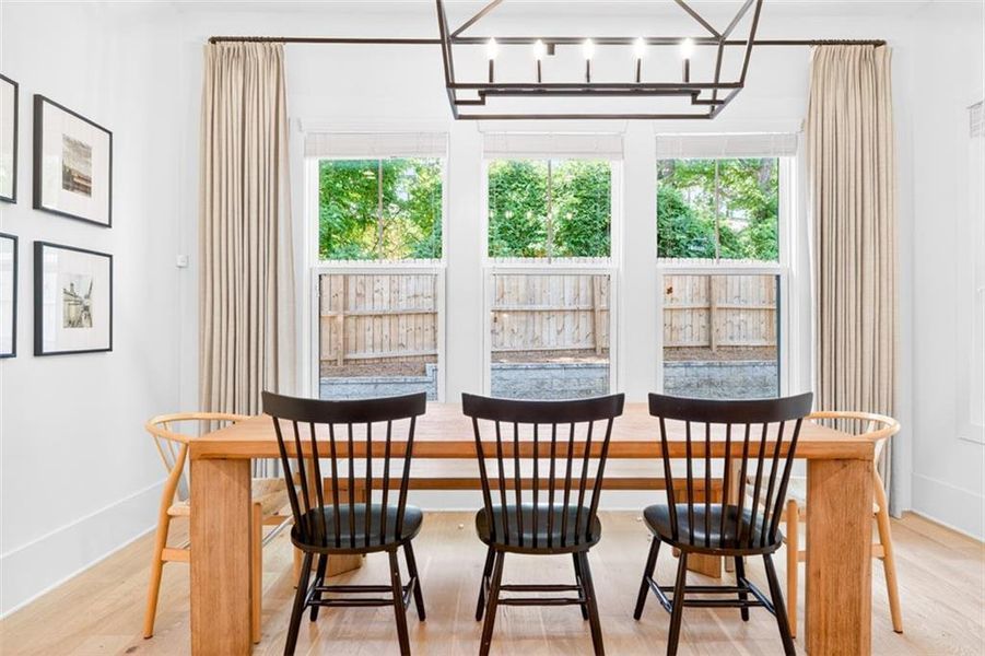 Furnished interior view inside a new home in Town Farms, Peachtree Corners (Image 58).
