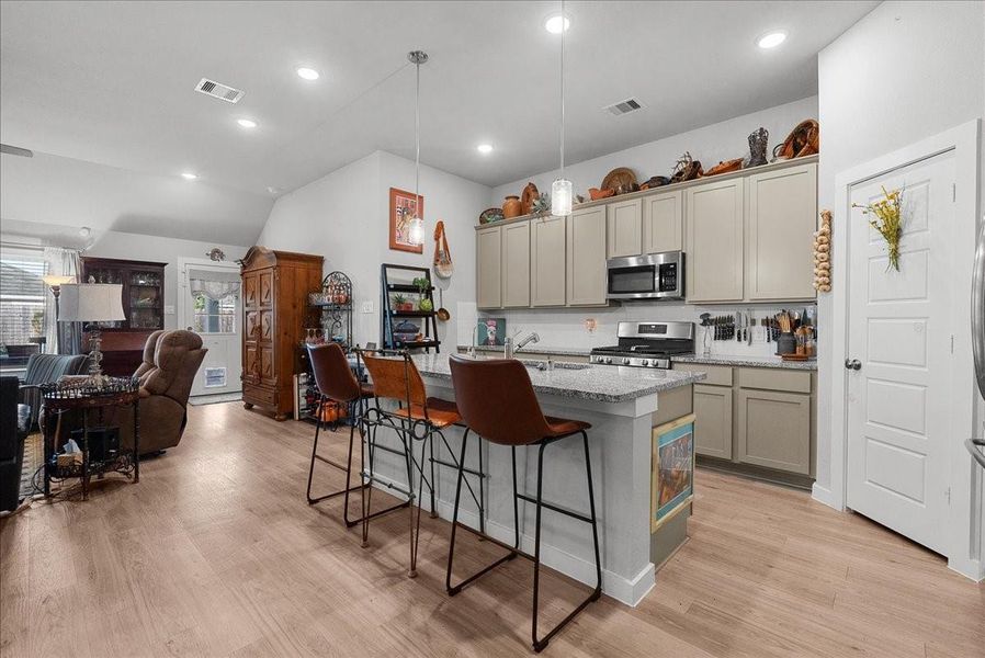 Furnished interior view inside a new home in Mustang Crossing, Alvin (Image 30).