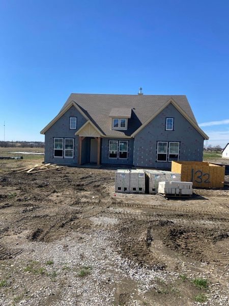 In-progress construction of a new home in Hillview Addition, Decatur, TX (Image 3).