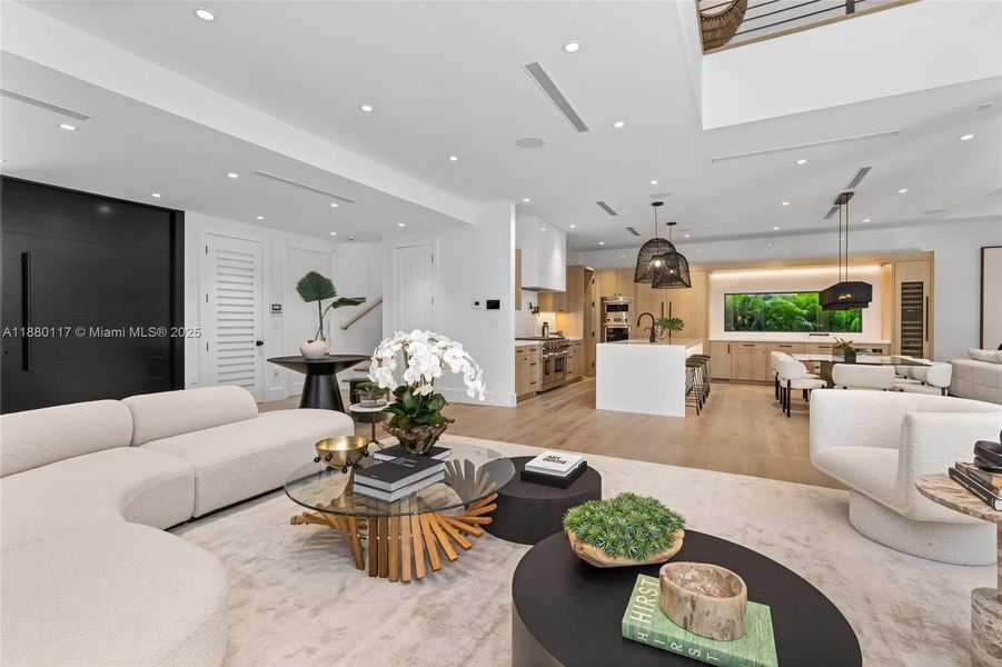 Furnished interior view inside a new home in , Miami (Image 44).