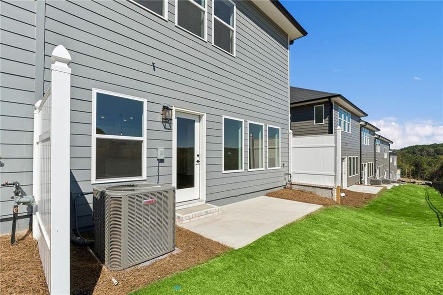 Exterior details and patio area of a home in Grandview Terrace, Canton (Image 2). Exterior details and patio area of a home in Grandview Terrace, Canton (Image 2).