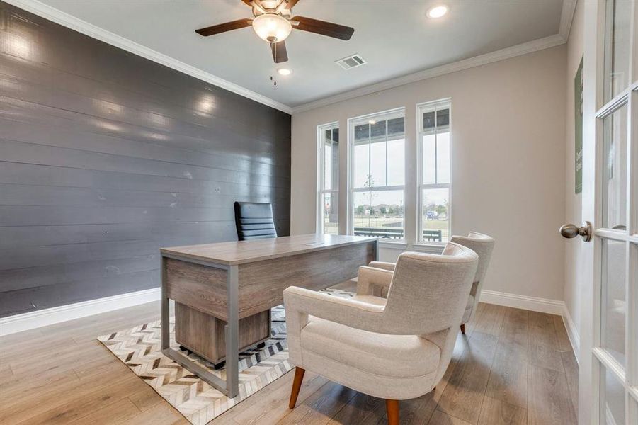 Furnished interior view inside a new home in Stone Eagle, Azle (Image 4).